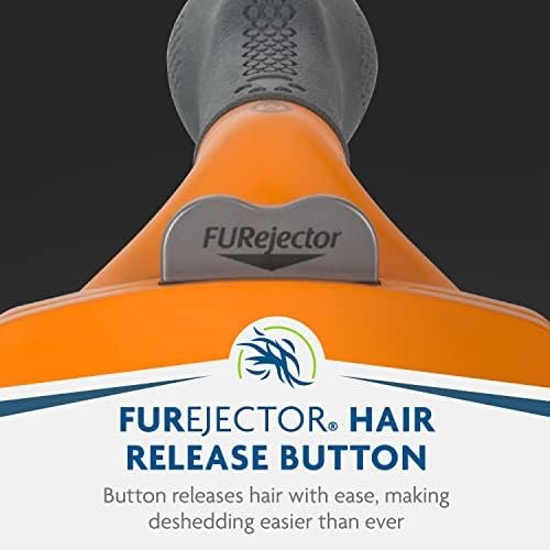 FURminator Medium Dog Undercoat deShedding Tool, Long Hair, Reduces Loose Hair from Shedding - Image 8
