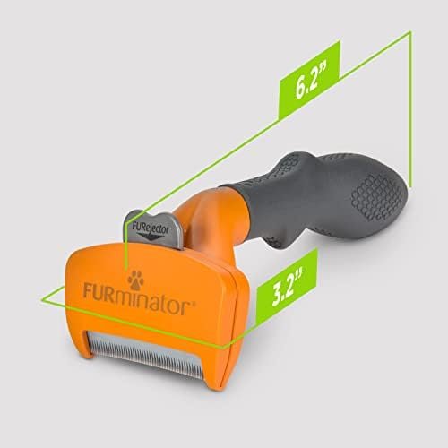 FURminator Medium Dog Undercoat deShedding Tool, Long Hair, Reduces Loose Hair from Shedding - Image 10