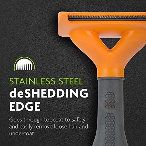 FURminator Medium Dog Undercoat deShedding Tool, Long Hair, Reduces Loose Hair from Shedding - Image 9