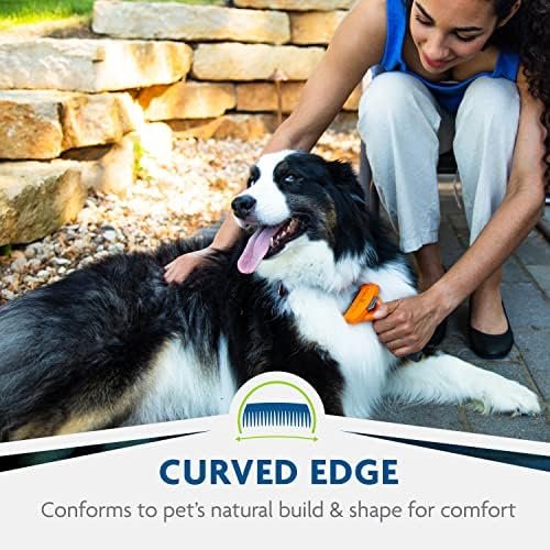 FURminator Medium Dog Undercoat deShedding Tool, Long Hair, Reduces Loose Hair from Shedding - Image 4